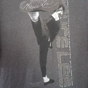 Martial arts,Bruce Lee distressed tee